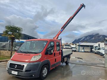 Fiat Ducato Doppia Cabina GRU E CASSONE FISSO