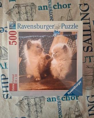 Puzzle Ravensburger Gatti 500 pezzi nuovo