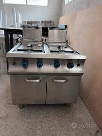 Friggitrice professionale MBM 2 vasche a gas