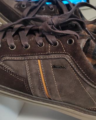 GEOX SCARPE MOCASSINO AUSTEN 44 UOMO MARRONE STRIN
