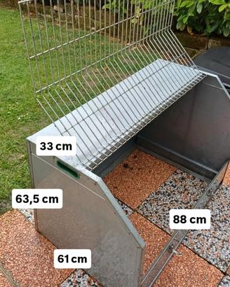 Gabbia per trasporto cani grande taglia