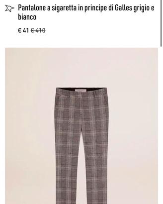Pantaloni a sigaretta in Principe di Galles