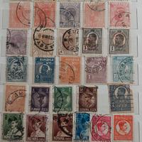 Lotto 4500 francobolli Europa usati anni '20-'70 