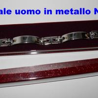Bracciale uomo in metallo con suo astuccio - Nuovo