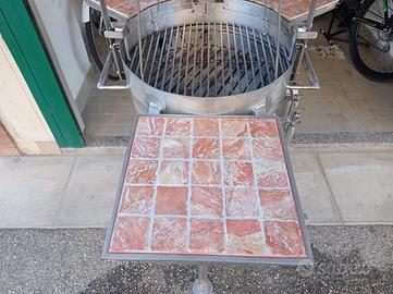 barbeque in acciao inox 100%