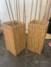 Vasi da terra in bambù