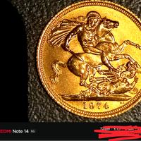 Nr 3 (Tre) Sterline oro Regina Elisabetta 1974