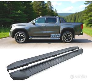 PEDANE LATERALI VOLKSWAGEN VW AMAROK 10- NERO