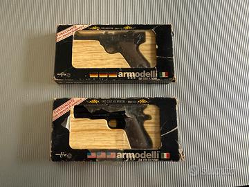 Armodelli pistole scala 1:2,5. Luger P08 e Colt 45