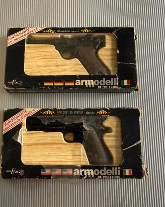 Armodelli pistole scala 1:2,5. Luger P08 e Colt 45