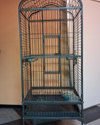 Gabbia per Volatili a Colonna (Pappagalli/Insepara