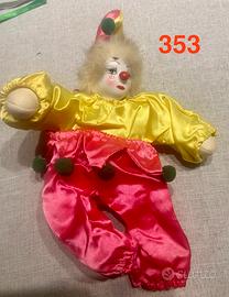Clown/pagliaccio in porcellana- DA COLLEZIONE