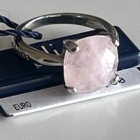 20 - anello bliss quarzo rosa chiaro