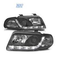 FARI PER AUDI A4 B5 94-99 LUCE DIURNA A LED FONDO 