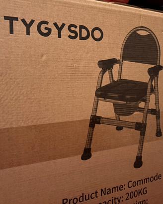Sedia comoda wc per anziani
