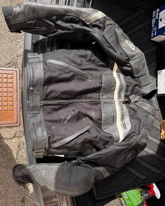 Giubbotto in pelle per moto, marca ixs