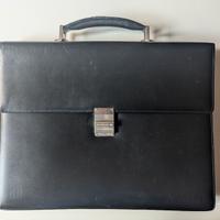 Borsa in pelle nera Montblanc