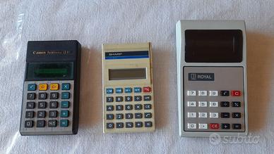 3 Calcolatrici Vintage