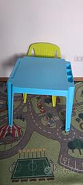Tavolino e sedia bambini