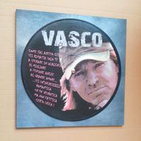 Vinile 33 giri a quadro omaggio a Vasco Rossi 