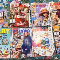 8 riviste punto croce