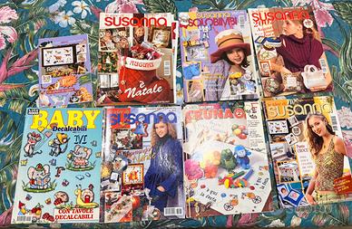 8 riviste punto croce