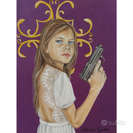 Quadro arte contemporanea (la sposa)