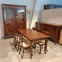 sala in piuma di noce