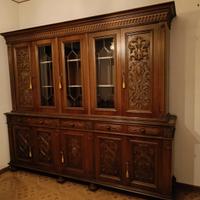 Arredamento per salotto antico in legno 