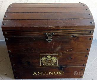 Cassa baule per bottiglie vino e altro Antinori