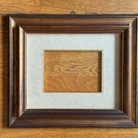 Cornice in legno a doppio telaio (anni 80)