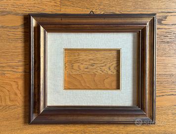 Cornice in legno a doppio telaio (anni 80)