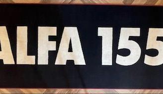 Alfa 155 - passatoia in moquette