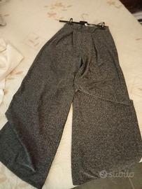 Pantaloni argento eleganti