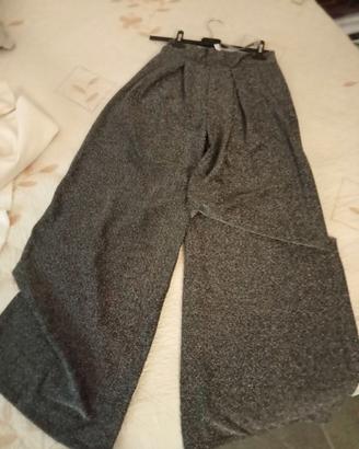 Pantaloni argento eleganti