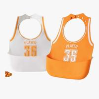 Set 2 Bavaglini in Silicone a Forma di Maglia da B