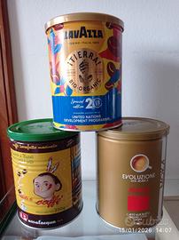 barattoli caffè vuoti da collezione