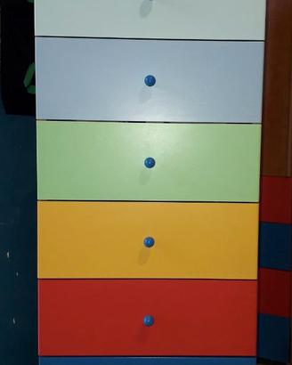 Cassettiera per cameretta