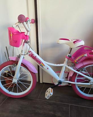Dino Bikes 16" bambina Unicorn