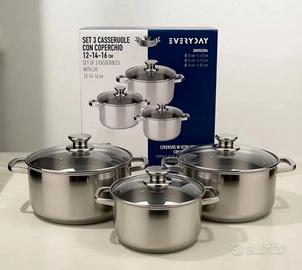 Set di casseruole con coperchio Everyday Bavaria