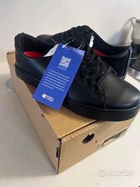 Scarpe nere donna uomo ortopediche