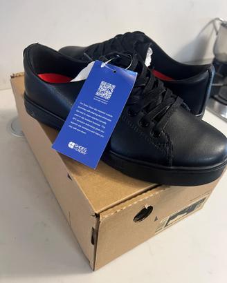 Scarpe nere donna uomo ortopediche