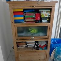 Libreria/Scaffale in legno massello - Stile rustic