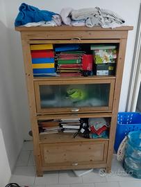 Libreria/Scaffale in legno massello - Stile rustic