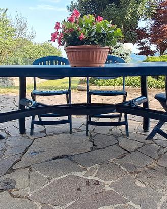tavolo da giardino 6 sedie