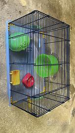 Gabbia per criceto completa