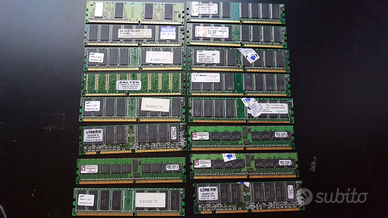 Varie Memorie RAM x computer vecchi