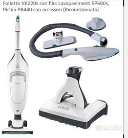 folletto completa con vari accessori 