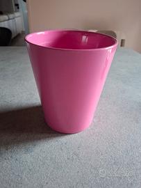 Vaso decorativo ceramica fuxia per piante o altro 