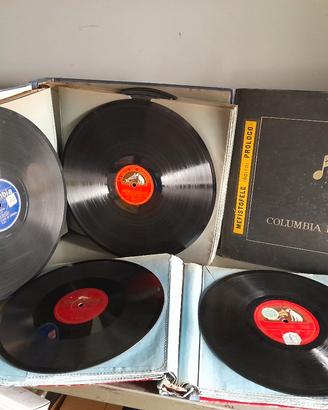 Vecchi Dischi 78" di lirica e jazz-band americane 